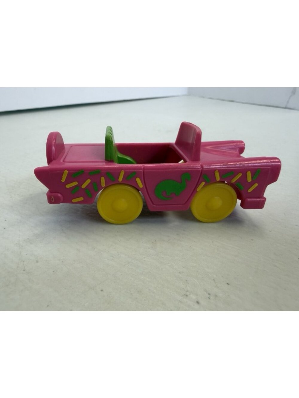 1987 Wee Wild Things Pink Dinosaur Replacement Car Ritzy Misty Vehicle Vintage